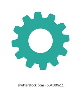 Isolated gear symbol icon vector illustration graphic design