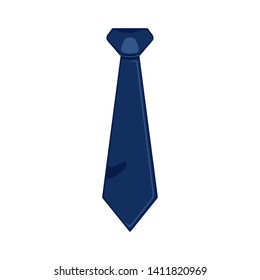 Isolated gentleman necktie icon on a white background - Vector