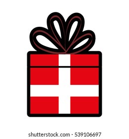Isolated gift box icon vector illustration graphic design
