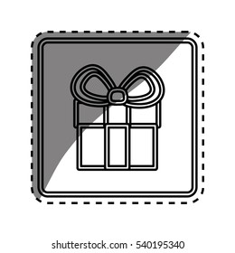 Isolated gift box icon vector illustration graphic design