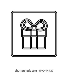 Isolated gift box icon vector illustration graphic design