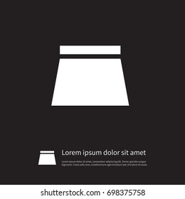 Isolated Glamour Icon. Clothes Vector Element Can Be Used For Glamour, Skirt, Clothes Design Concept.