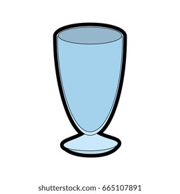 isolated glass cup