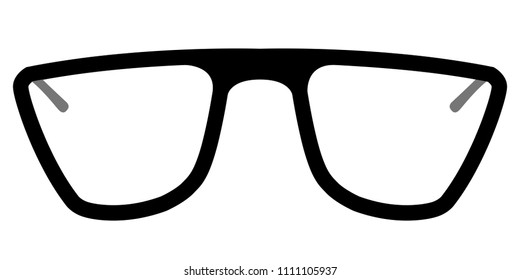 Isolated glasses icon