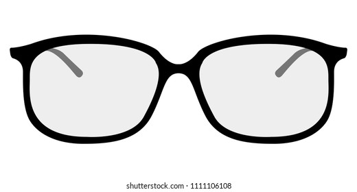 Isolated glasses icon