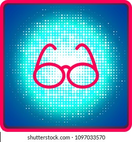 Isolated Glasses Icon. Spectacles Vector Element Can Be Used For Spectacles, Sunglasses, Glasses Design Concept.