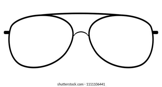 Isolated glasses image