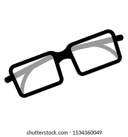 Isolated glasses image on a white background - Vector