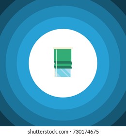 Isolated Glazing Flat Icon. Balcony Vector Element Can Be Used For Balcony, Window, Curtain Design Concept.