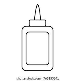 Isolated glue bottle design