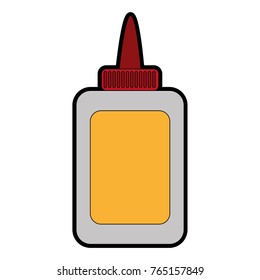 Isolated glue bottle design