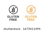 Isolated gluten free icon sign vector design.