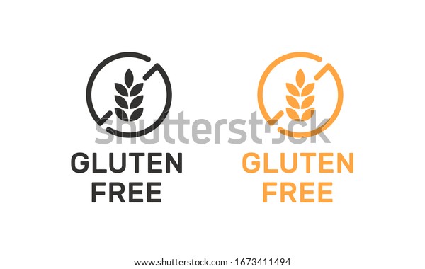 Isolated gluten free\
icon sign vector\
design.