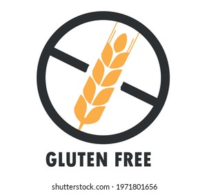 Isolated gluten free icon vector design.
