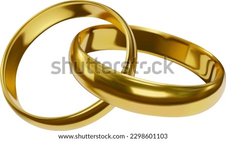 Similar – Image, Stock Photo gold wedding rings as an attribute