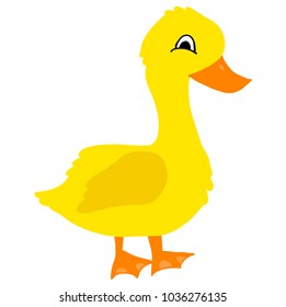 isolated goose character