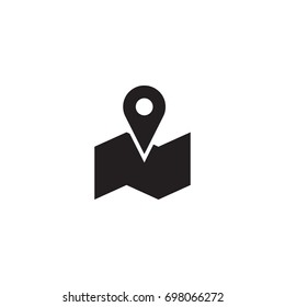 Isolated Gps Icon Symbol On Clean Background. Vector Position Element In Trendy Style.