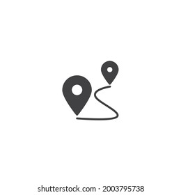 isoliertes GPS-Symbol, Vektorgrafik