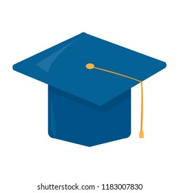 Isolated graduation cap