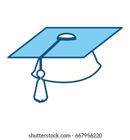 isolated graduation cap