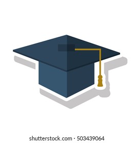Isolated graduation cap design