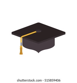 Isolated graduation cap design