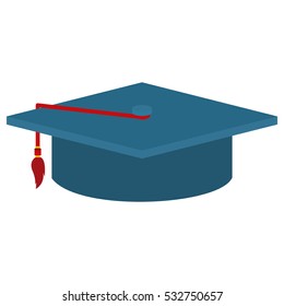 Isolated graduation cap design