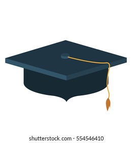 Isolated graduation cap design