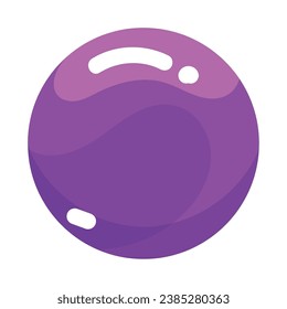 Isolated grape icon Healthy food Vector