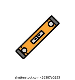 Isolated graphic of a level tool for building projects