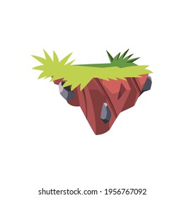 Isolated grass on earth design