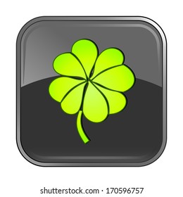 Isolated gray web icon on white background