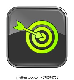 Isolated gray web icon on white background