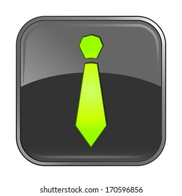 Isolated gray web icon on white background