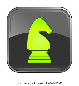 Isolated gray web icon on white background