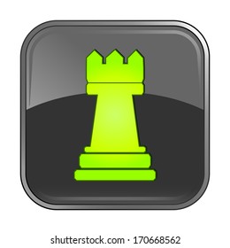 Isolated gray web icon on white background