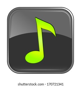 Isolated gray web icon on white background