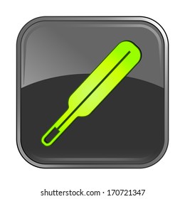 Isolated gray web icon on white background