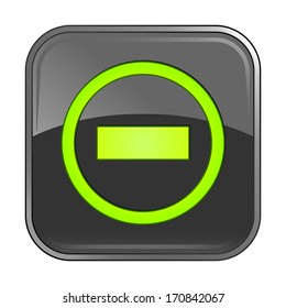 Isolated gray web icon on white background