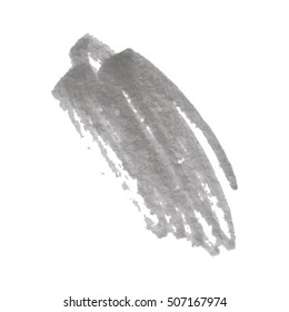 Isolated grayscale marker pen stroke scribbles, on white background. Grunge elements for your design
