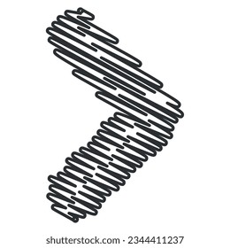 Isolated greater than math operator Vector illustration