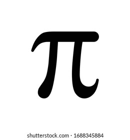 Isolated Greek letter Pi icon