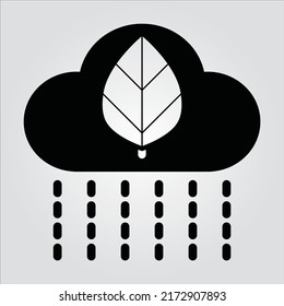 Isolated Green and Ecology Glyph Icons EPS 10 Free Vector Graphic