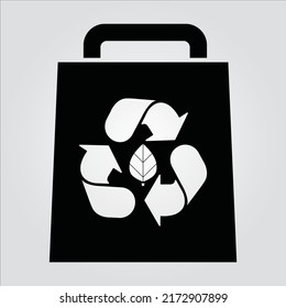 Isolated Green and Ecology Glyph Icons EPS 10 Free Vector Graphic
