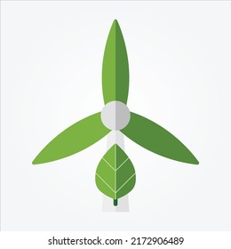 Isolated Green And Ecology Icons EPS 10 Free Vector Graphic