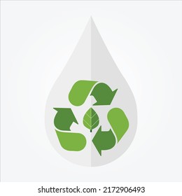 Isolated Green And Ecology Icons EPS 10 Free Vector Graphic