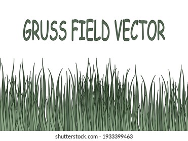 Isolated green gruss vector design