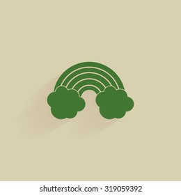 Isolated green icon for saint patrick's day