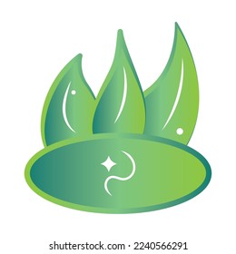 Isolated green indoor plant icon Vector