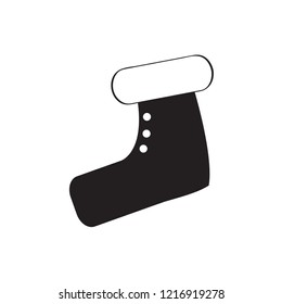 Isolated green socks icon. Vector illustration design